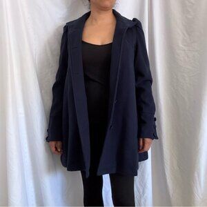 Free People Women's Navy Coat